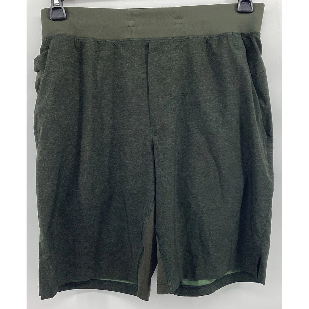 Lululemon Men's Athletica Shorts Green  Size M